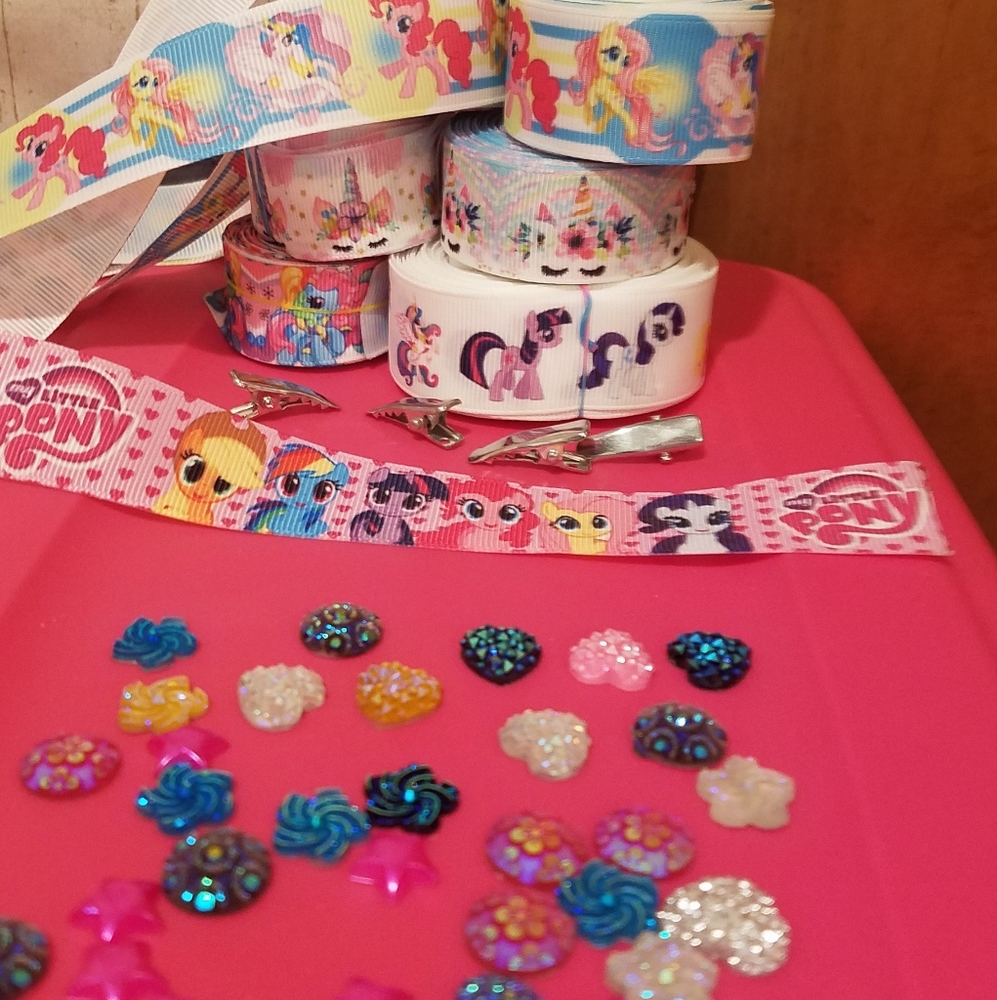My little pony & unicorn ribbon